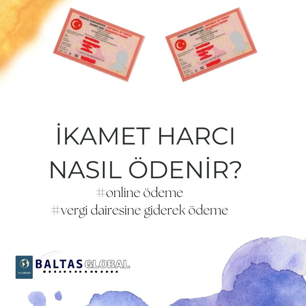 ikamet harcı ödeme klavuzu